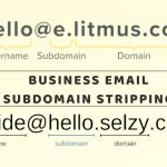business email subdomain stripping